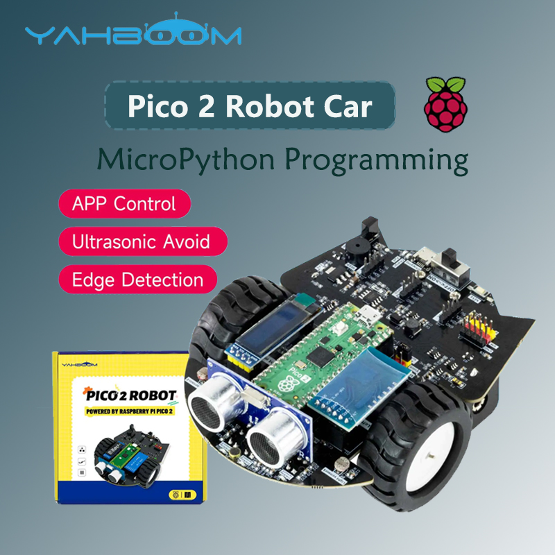 Robot Car Kit - Yahboom Raspberry Pi Pico2 Robot Araç
