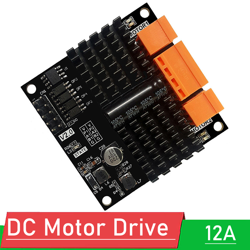 L298N Module - 12V 24V 12A Çift Kanallı DC