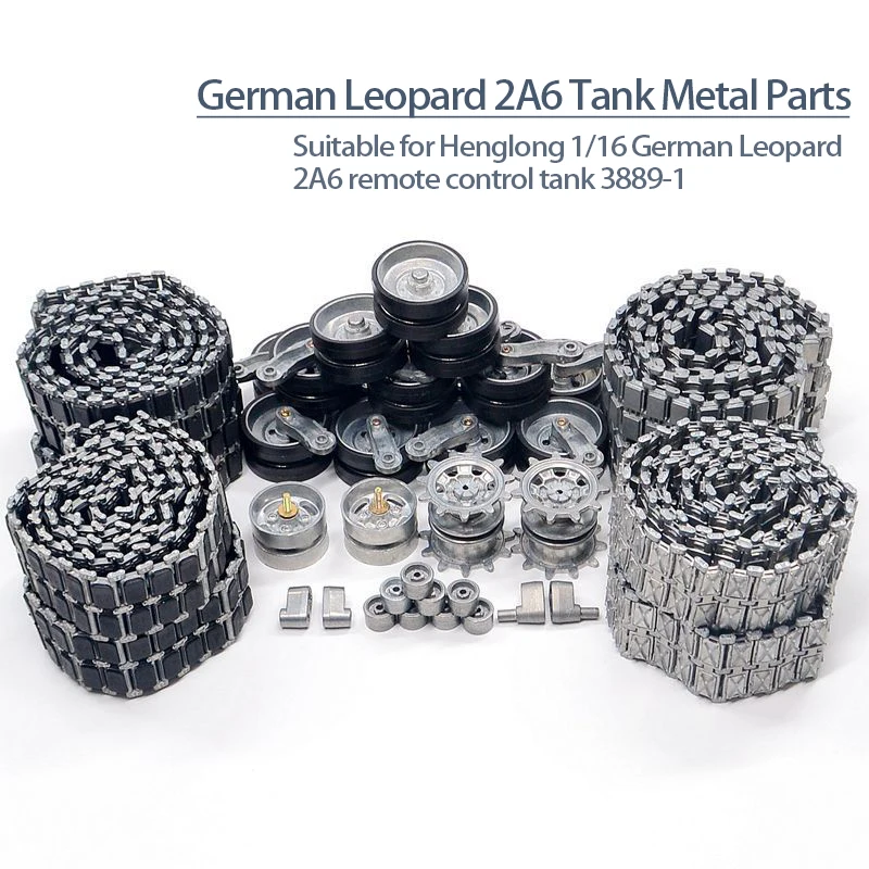 Tracked Robot Chassis - Henglong 3889 Leopard 2A6 tankı aksesuarları