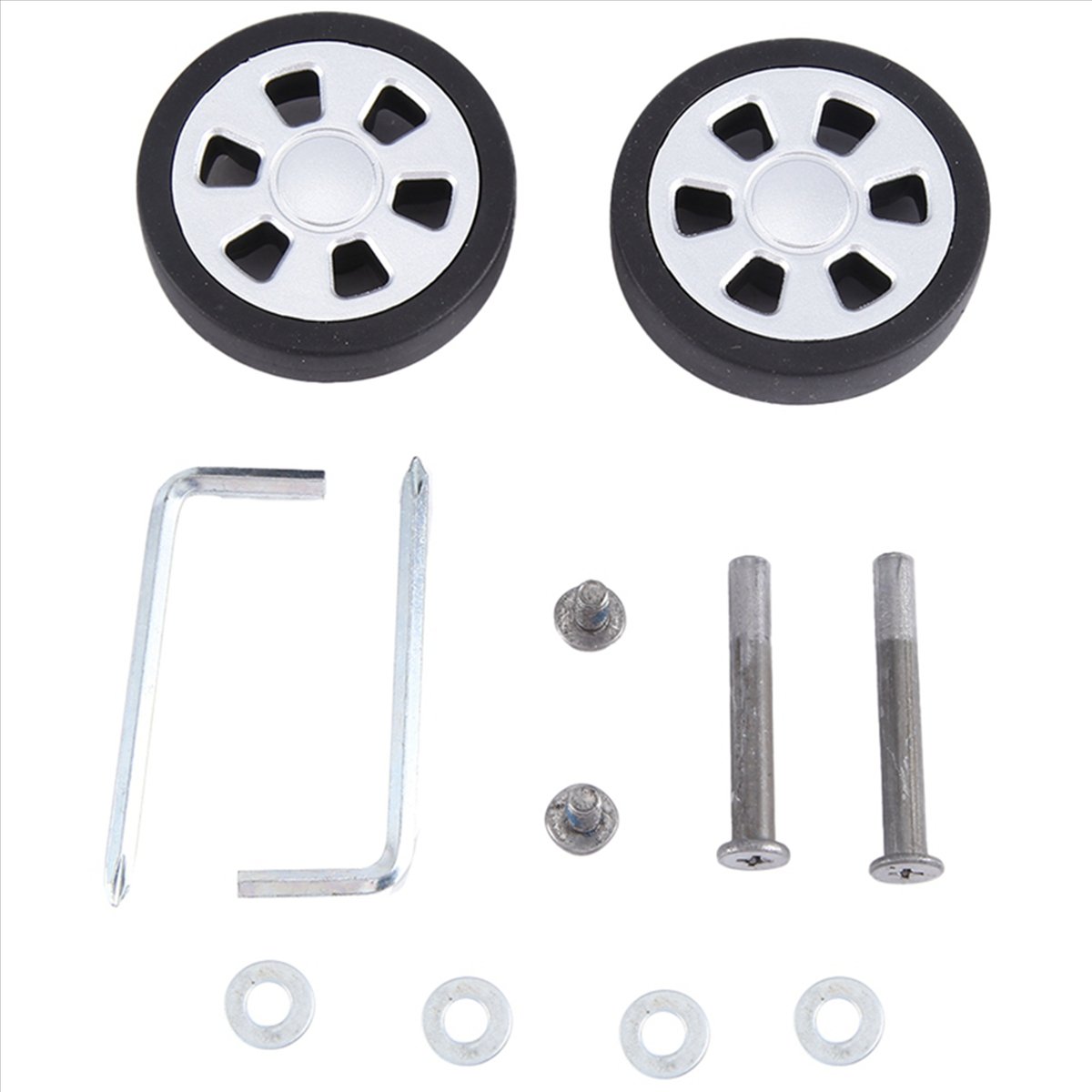 Caster Wheel - ABQR 55x13mm 2'li Set Bagaj Tekerleği