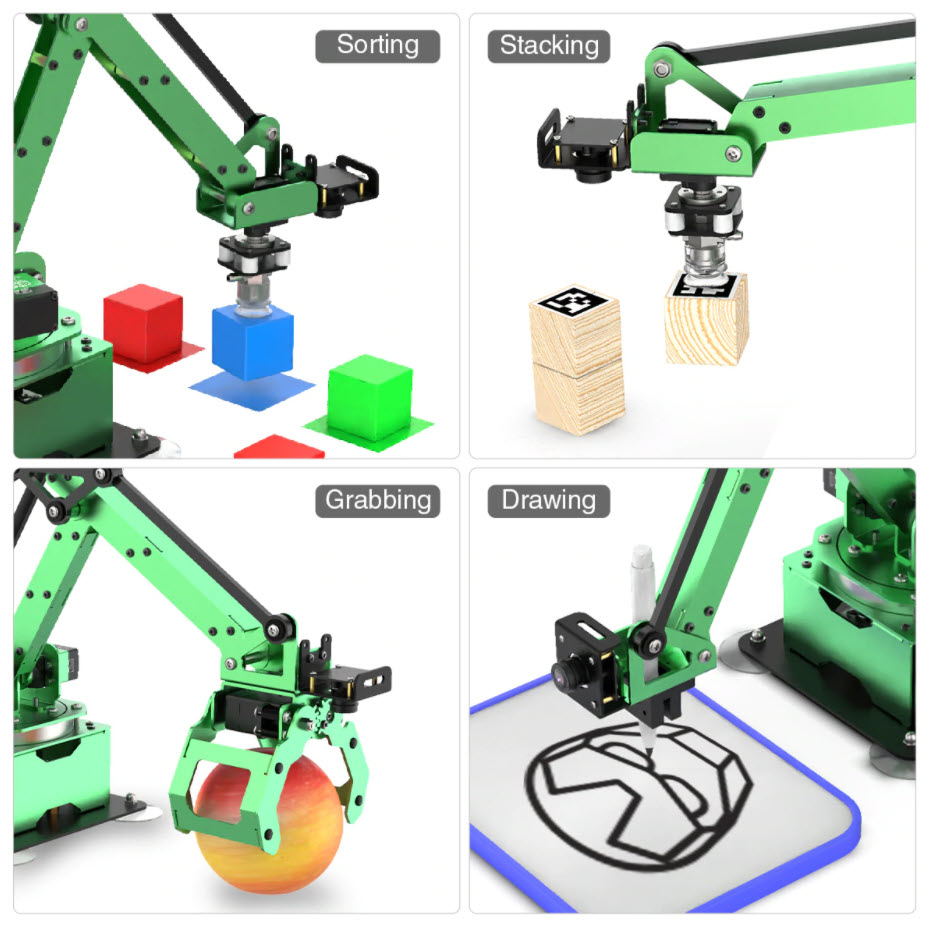 Ros Robot - YENİ Programlanabilir Robot JetMax HD Kameralı
