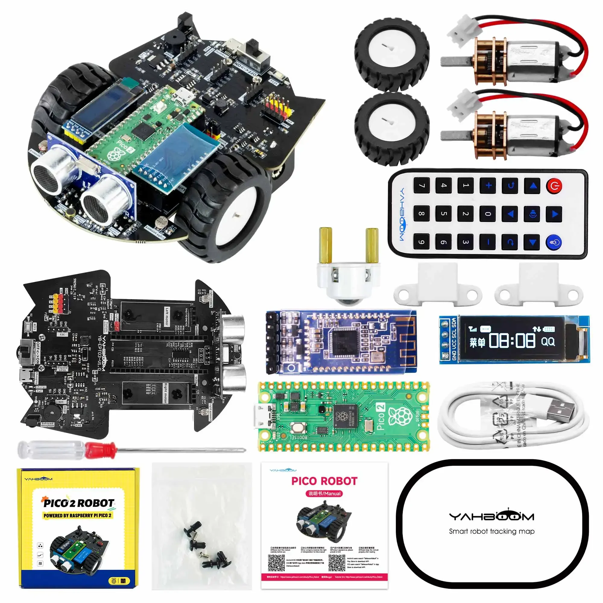 Yahboom Raspberry Pi Pico2 Rob - Robot Car Kit incelemesi ve fiyatı