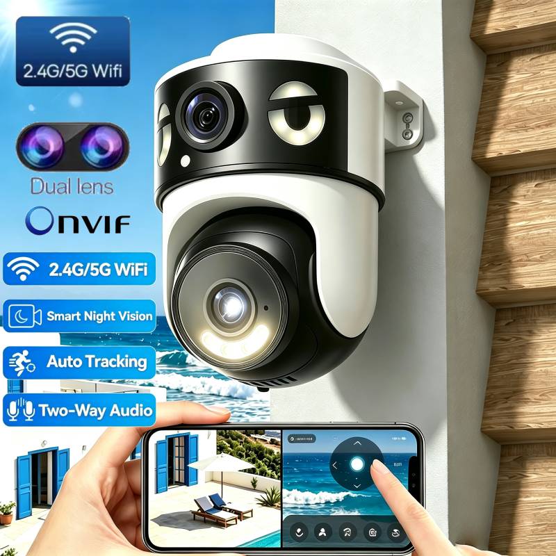 10MP Wifi Kamera IP PTZ Dış Me - Robot Track incelemesi ve fiyatı