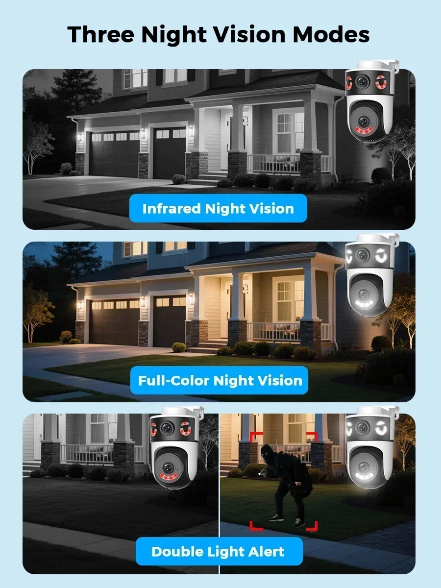 10MP Wifi Kamera IP PTZ Dış Me - Robot Track incelemesi ve fiyatı