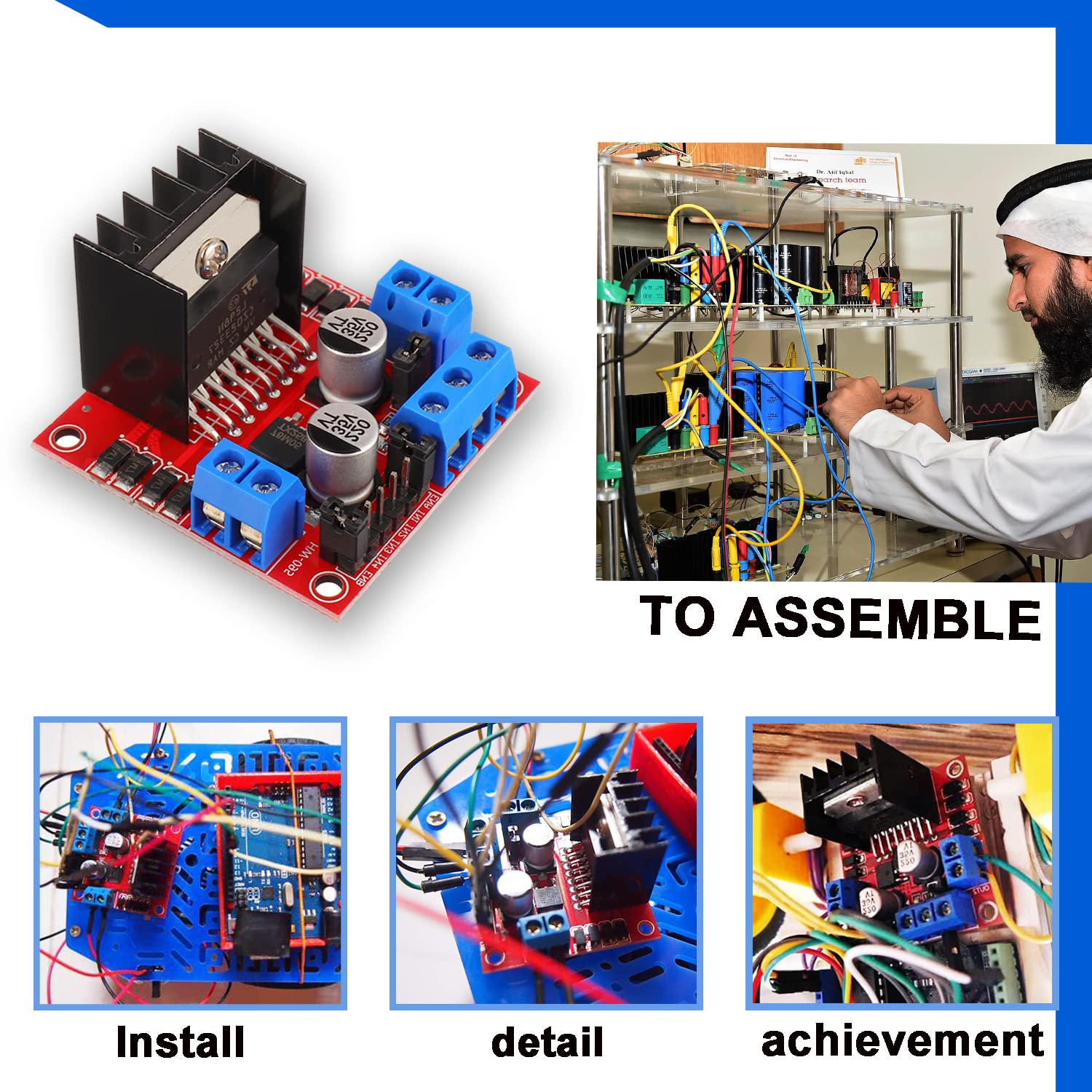 L298N Motor Sürücü Kontrol Kur - Motor Driver L298N incelemesi ve fiyatı