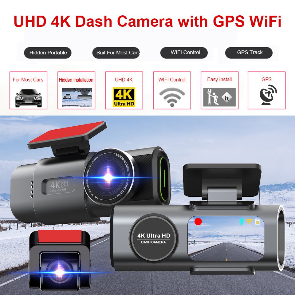 Araç içi kamera 4K GPS WIFI AP - Infrared Obstacle Sensor incelemesi ve fiyatı