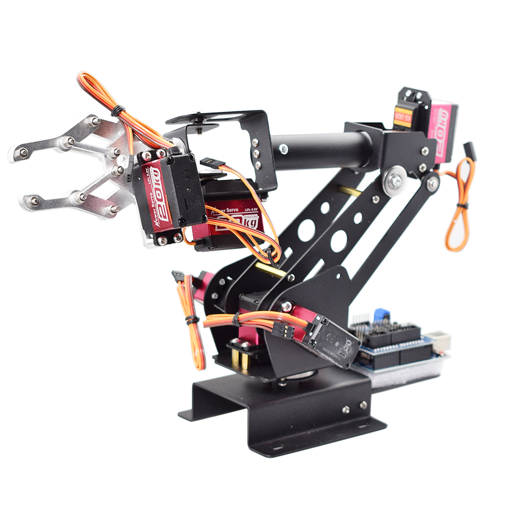 Ps2 Kontrollü 6 DOF Robotik Ko - Robot Arm Metal incelemesi ve fiyatı