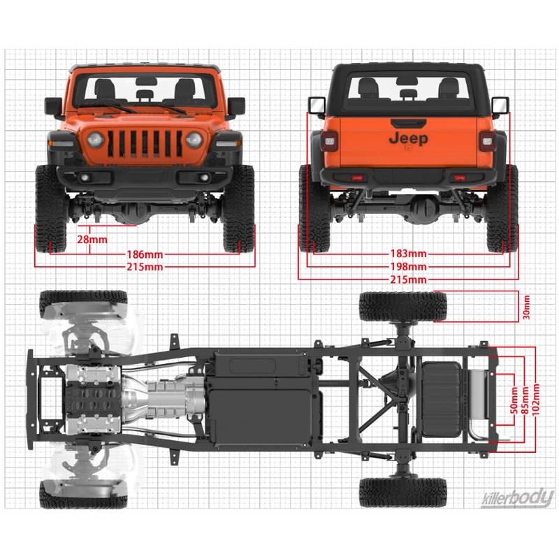 1/10 Killerbody 48765 RC Araba - Robot Car Kit incelemesi ve fiyatı