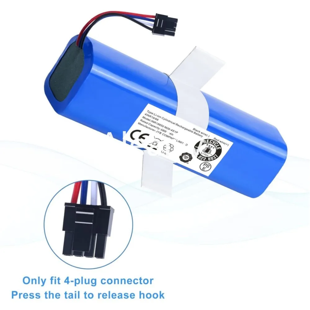 14.4V 5200mAh Pil Paketi Qihoo - Robot Vacuum incelemesi ve fiyatı