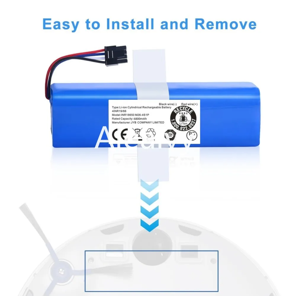 14.4V 5200mAh Pil Paketi Qihoo - Robot Vacuum incelemesi ve fiyatı