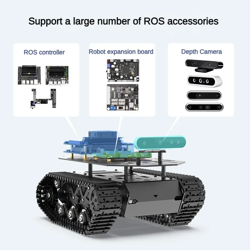 10 KG Yük Kapasiteli, Güçlü Şo - Robot Chassis incelemesi ve fiyatı