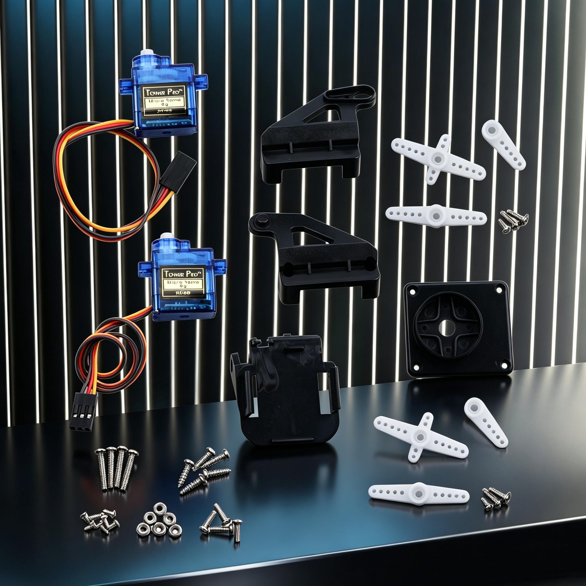 2 eksenli Servo Gimbal braketi - Servo Pan Tilt incelemesi ve fiyatı