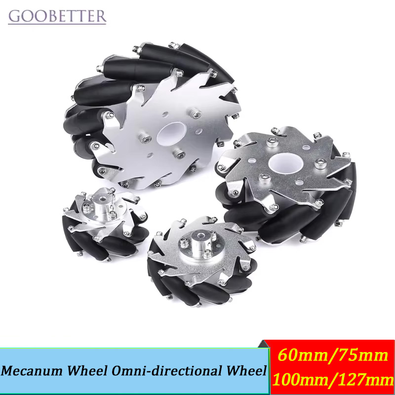 4 adet 60-127mm Mecanum Tekerl - Omni Wheel incelemesi ve fiyatı