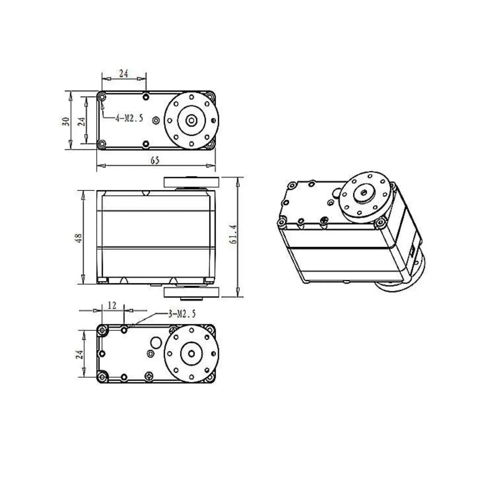 RDS51160 Dijital Servo 24V 160 - Servo Bracket incelemesi ve fiyatı
