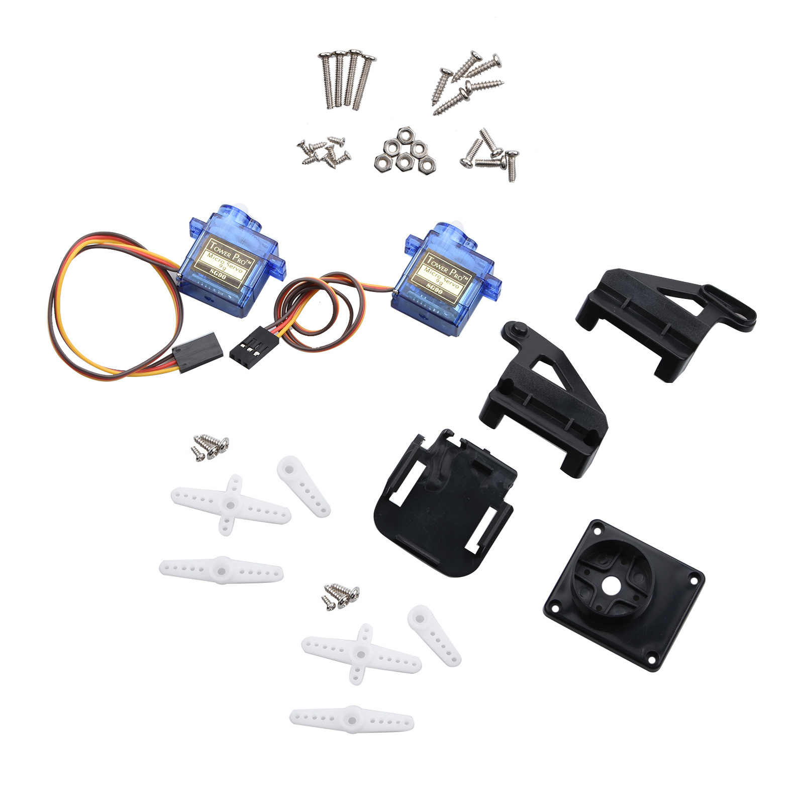 FPV Naylon Çift Eksenli Servo  - Servo Kit incelemesi ve fiyatı